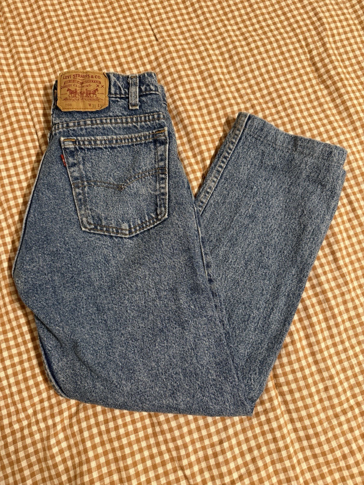 Vintage Levi’s 28×26 505 USA Made Denim Jeans High Waist