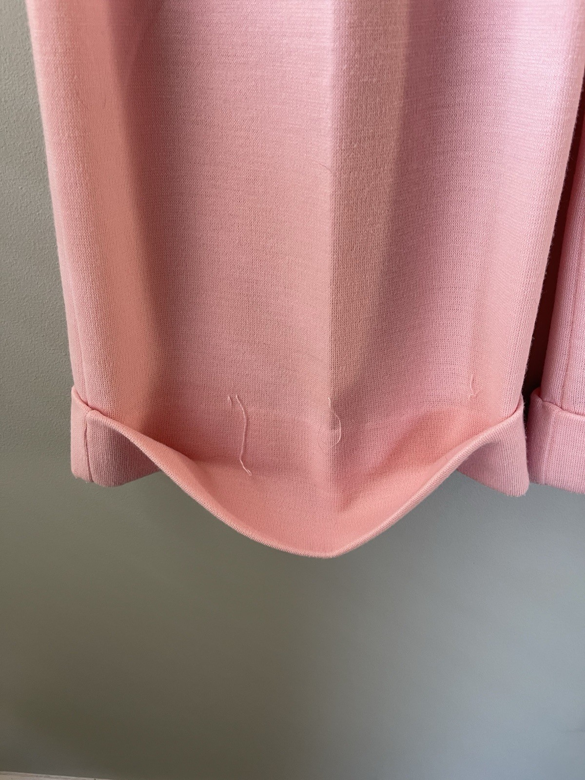 1970s or 80s The Kollection Pink Bell Bottom Comfy Casual Women’s 2pc. Suit