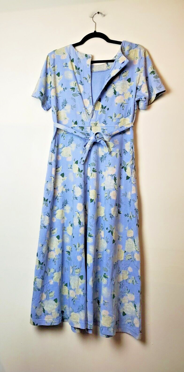 Action Gear Vintage 90s Dress Womens Small Floral Maxi USA Prairie Cottagecore
