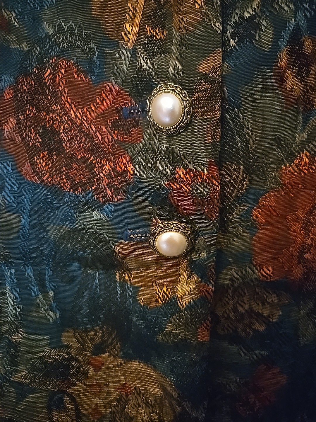 Vintage Just In Thyme LTD Floral Tapestry Blazer | Size 12 | 90s Grannycore
