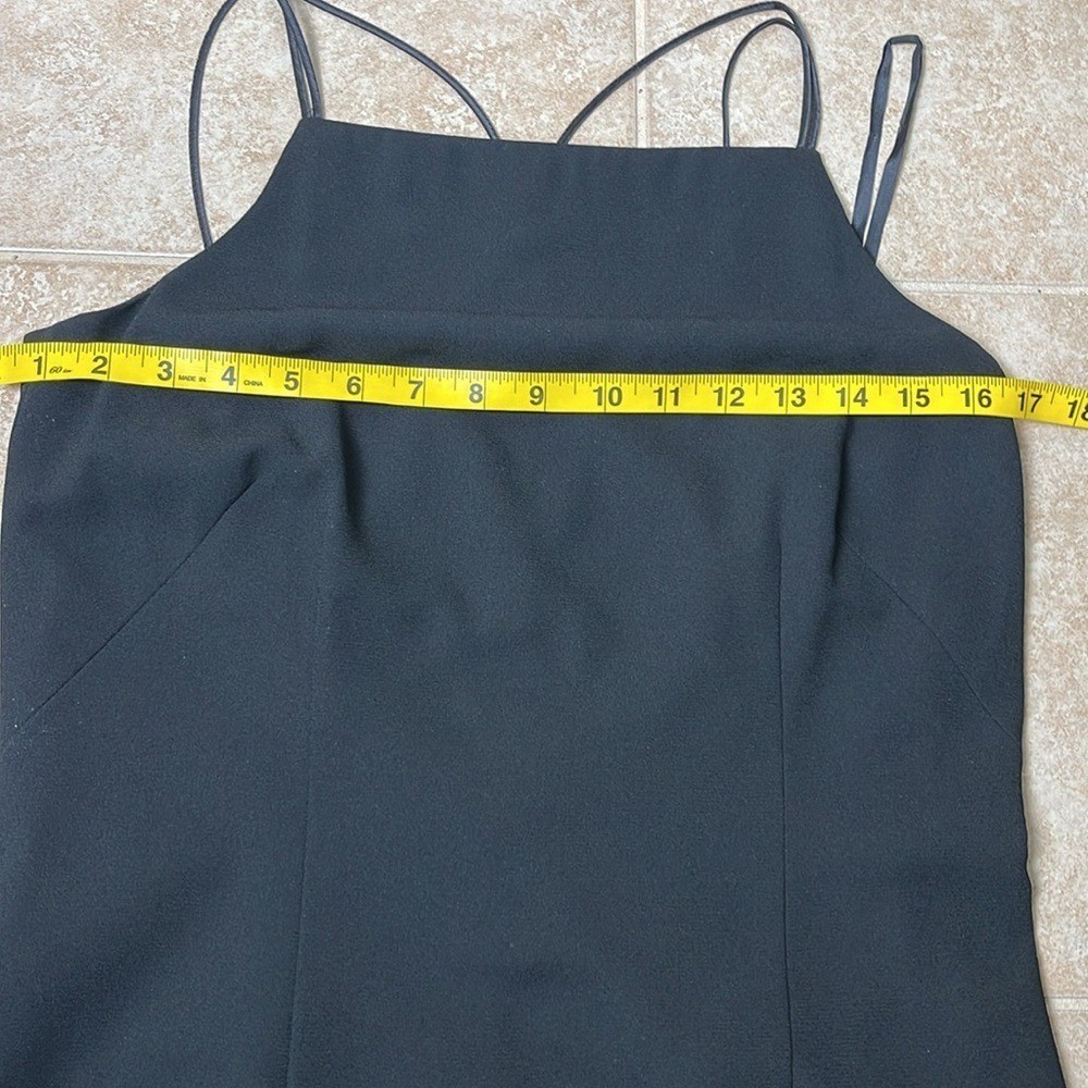 Vintage Yves Cossette Depeche Mode Black Goth Femme Fatale Dress Size 8 Y2K