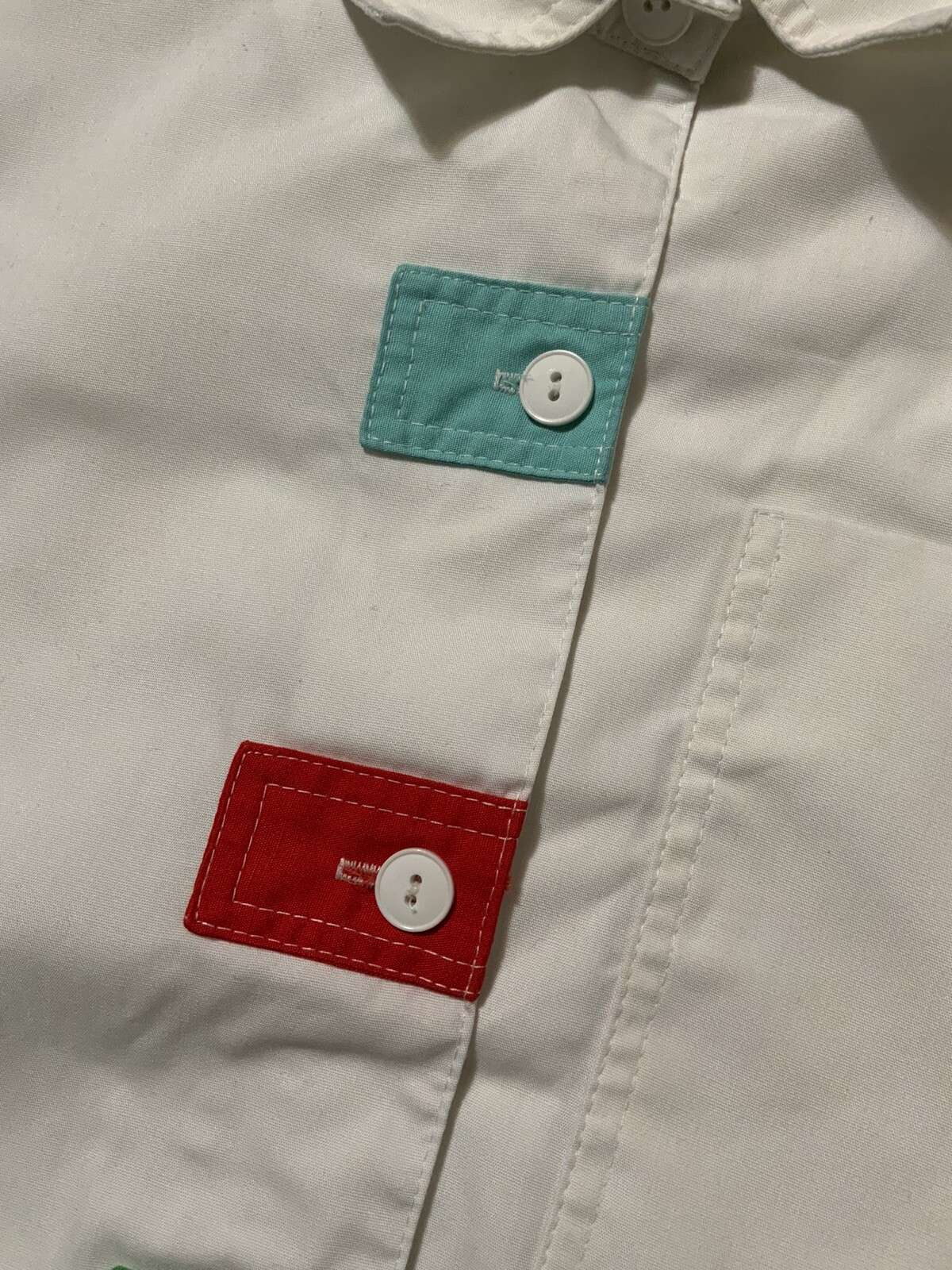 Vintage 70s 80s N.R.1 By Ned Gould Retro White Button Front S/S Shirt Sz. 6