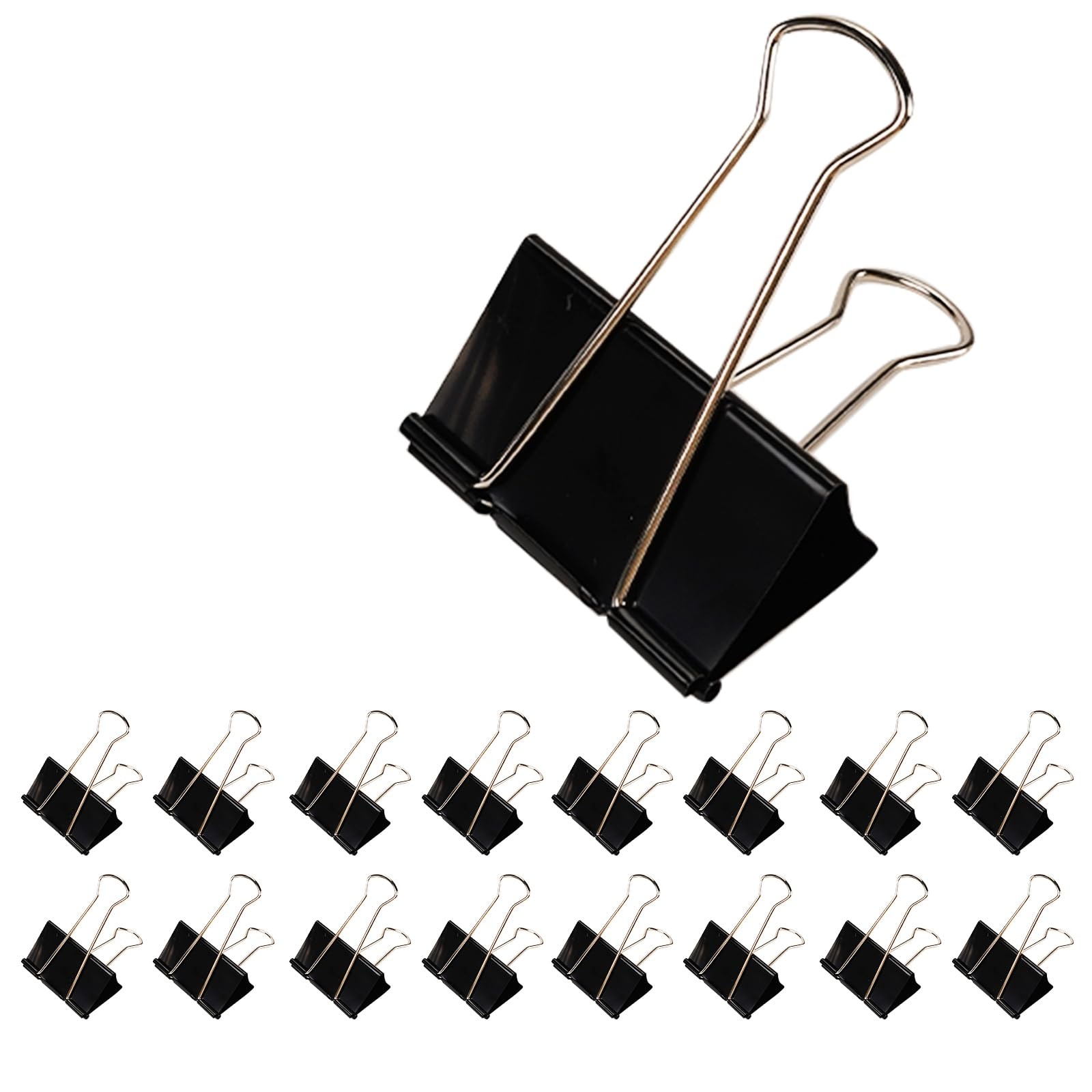 Aumsica Jumbo Binder Clips 3 Inch – Extra Large Binder Clips 16 Pack, Heavy Duty