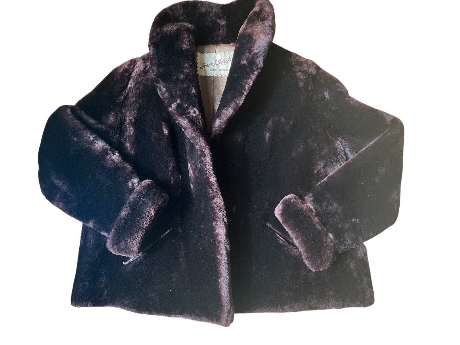 One of a kind Frank R. Gelleff Brown genuine fur