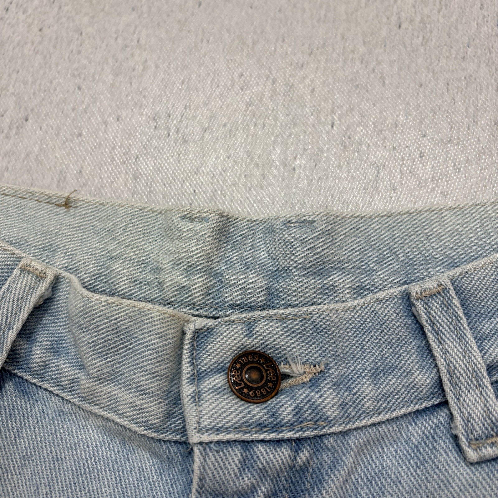 Vintage 90s Lee MR Womens High Rise Mom Pants Jeans Size 12 S USA Blue Faded