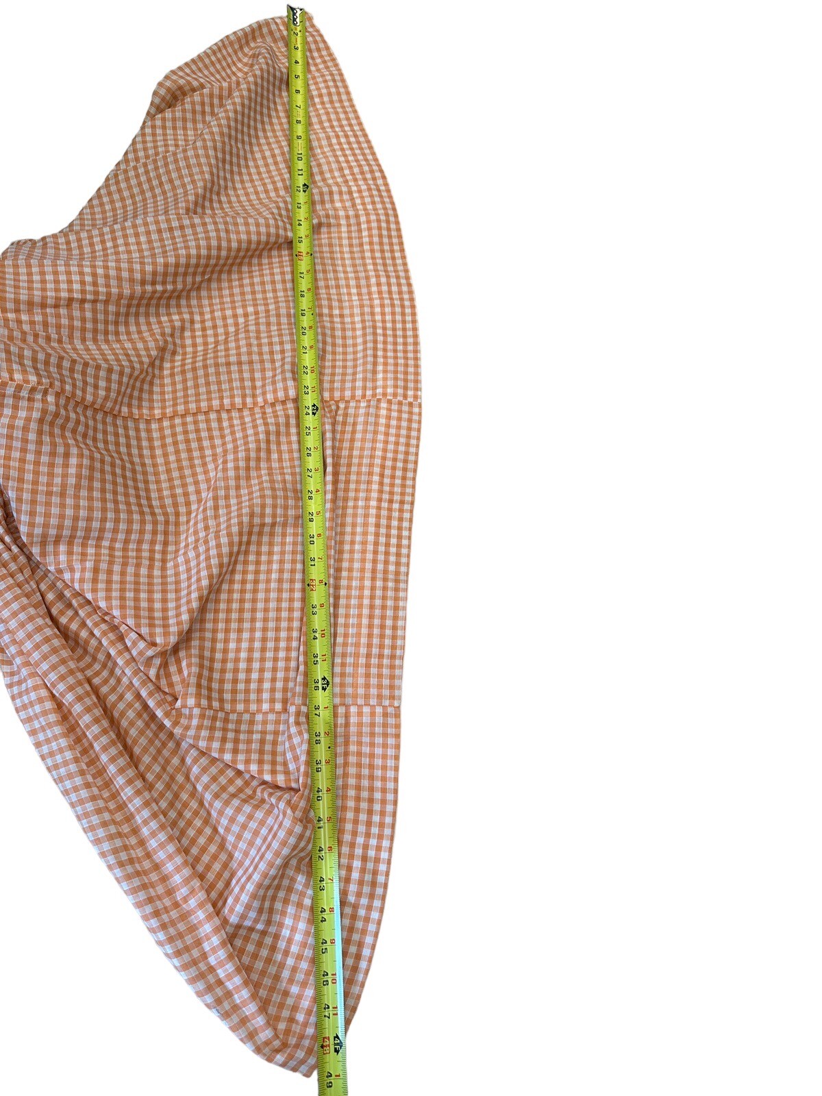 Vintage 1960’s Stanton Jrs. Gingham Cottagecore High Waisted Trill Dress
