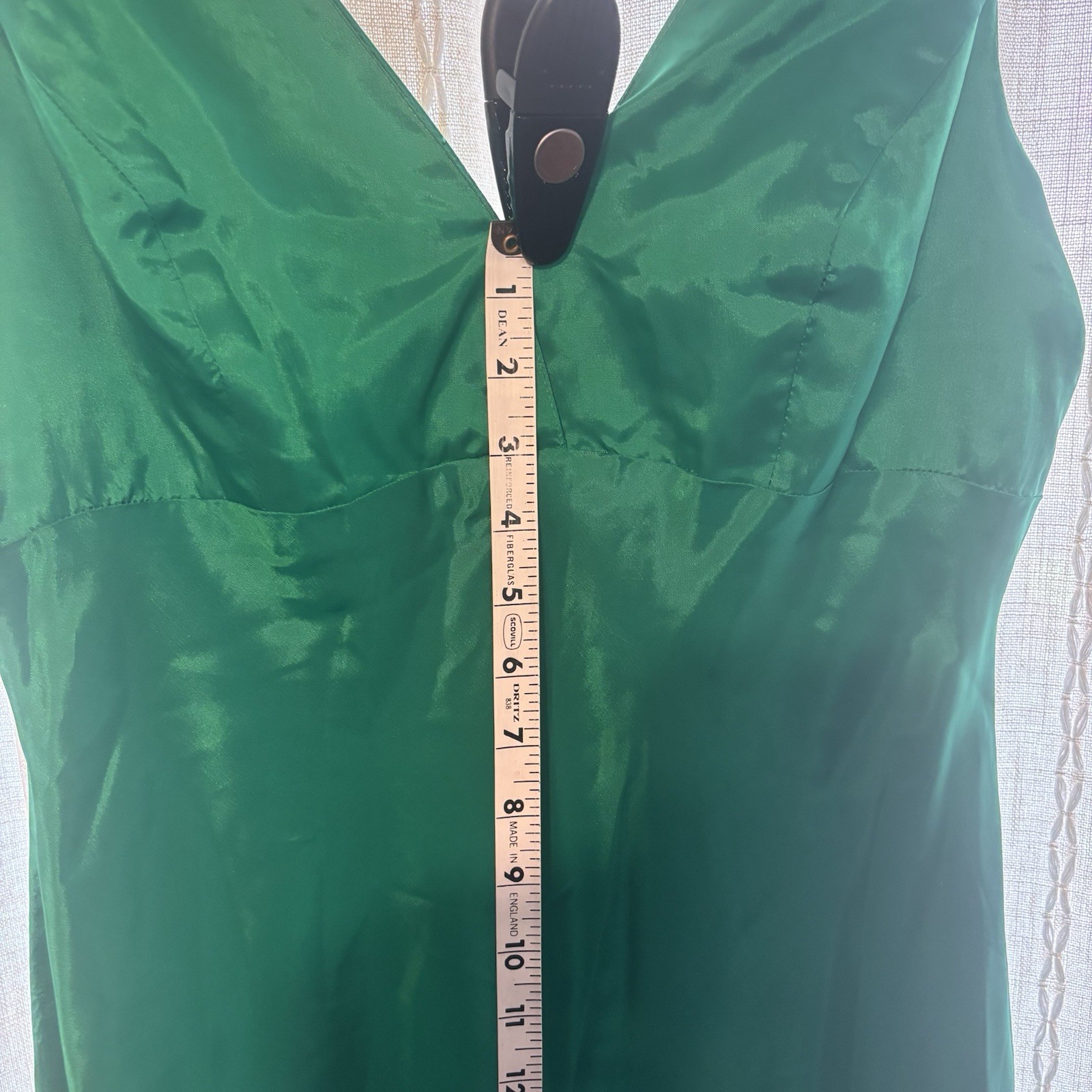 Cachet, Vintage , Green Dress , Silk, Refer To Pics For Inf And Measurements.