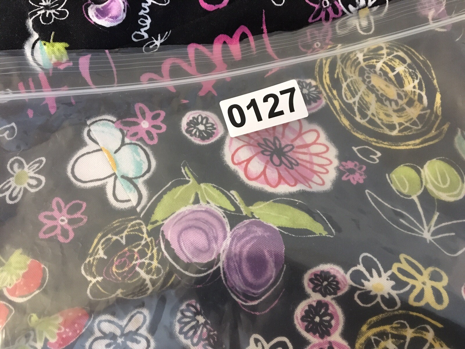 Karin Stevens Black Tiered Sundress Size 10 Colorful Fruit Cherry Smocking Fun