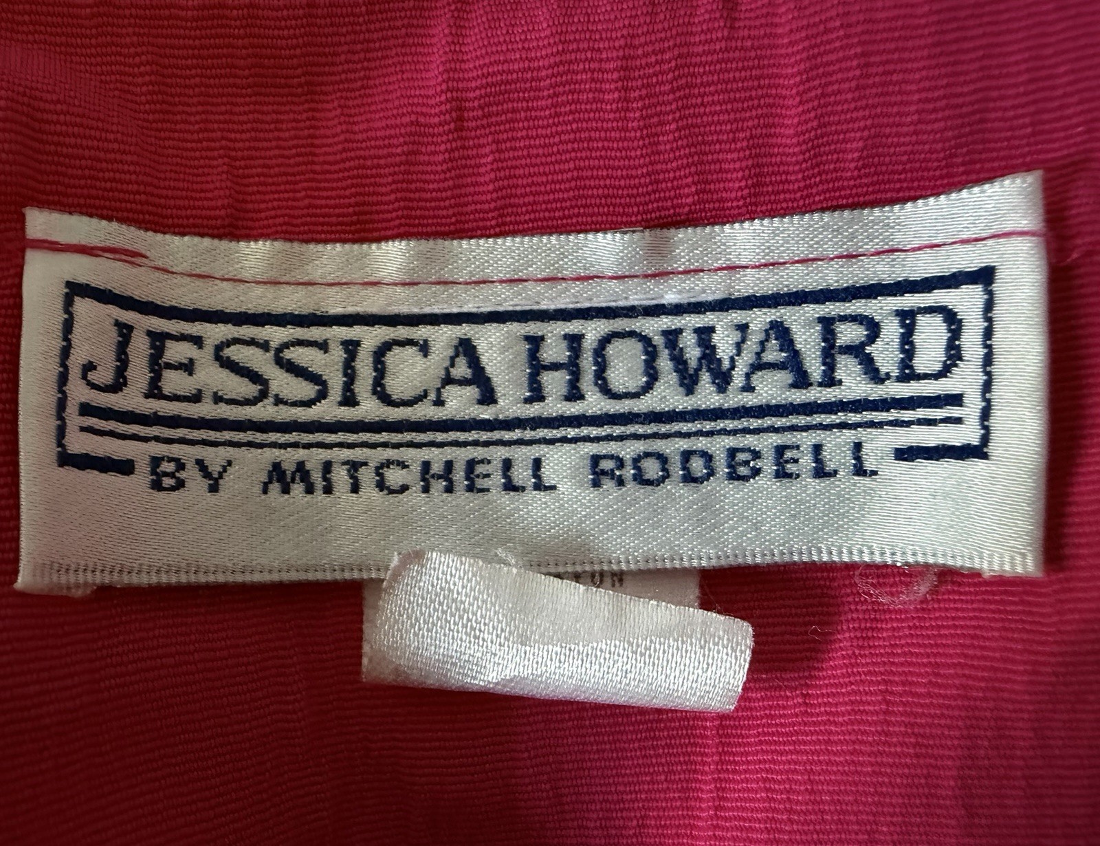 Vintage Jessica Howard Mitchell Rodbell 1980’s Color-Block Open Front Jacket