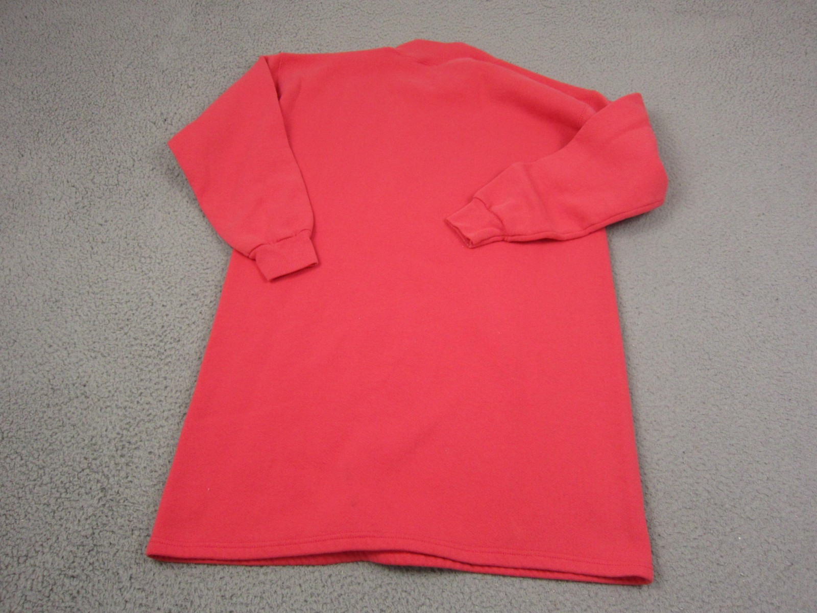 Vintage Lee Sturdy Sweats Sweatshirt Dress Womens OS One Size Red Fleece