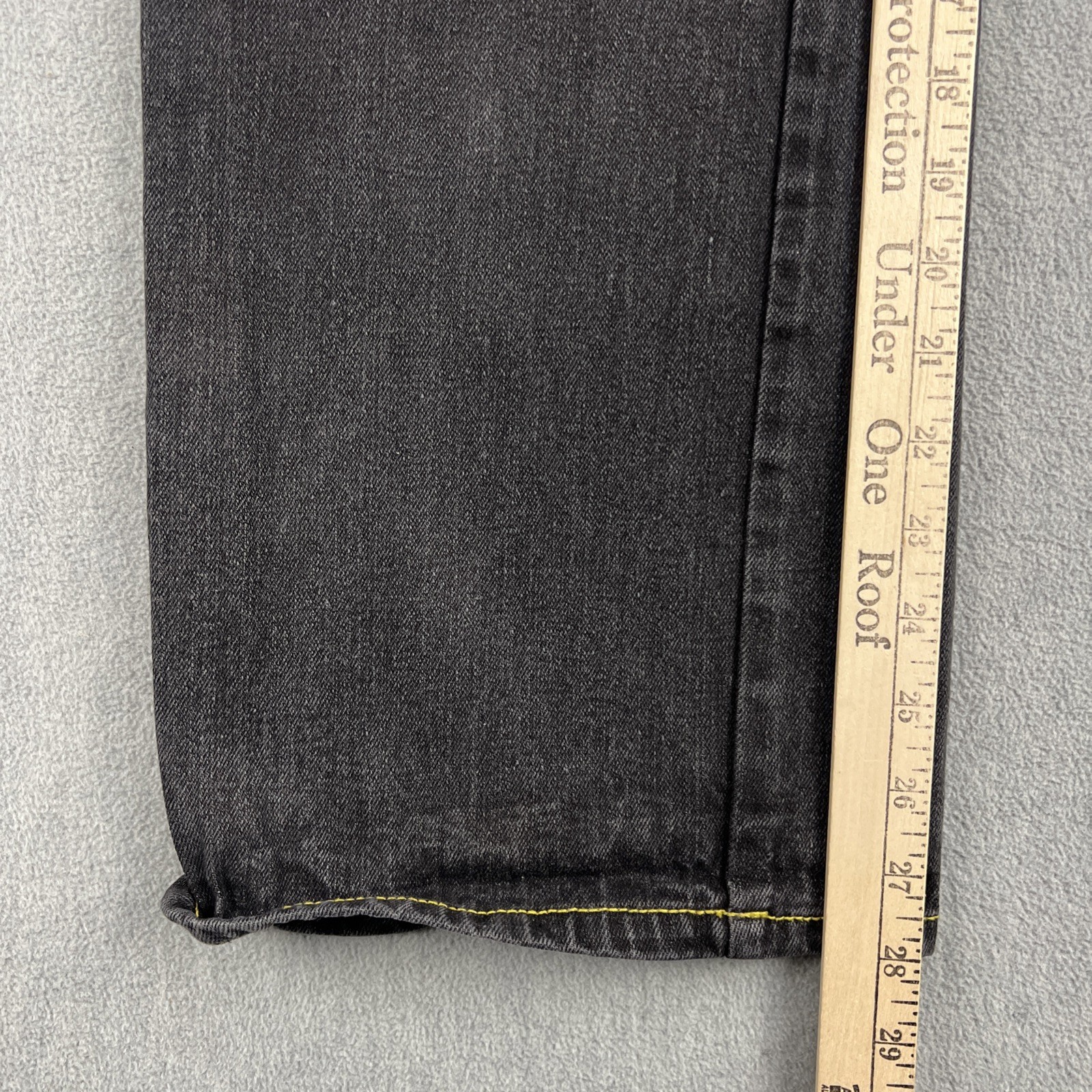 Vintage FUBU 90s Jeans Sz 16 (26×28) Distress Embroidered Pockets Baggy Skater