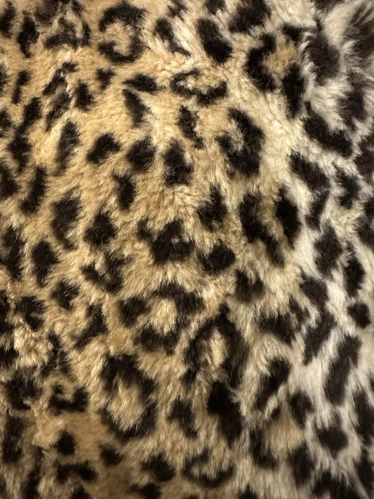 Y2K Leopard Faux Fur Vest Women’s M Animal Print Vintage #mobwife#coquette
