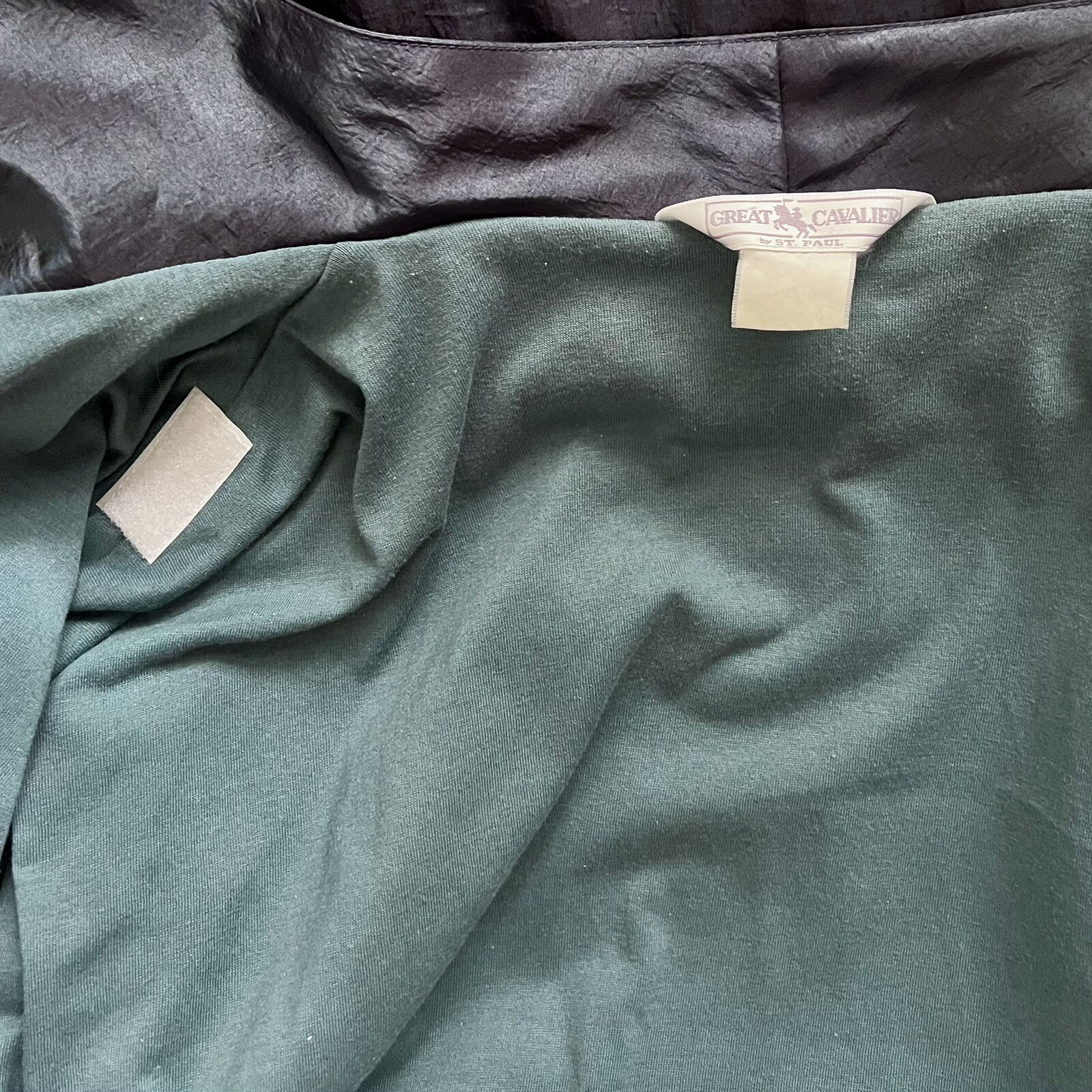 Vintage Great Cavalier St. Paul Iridescent Blue Two Piece Track Suit Set Size S