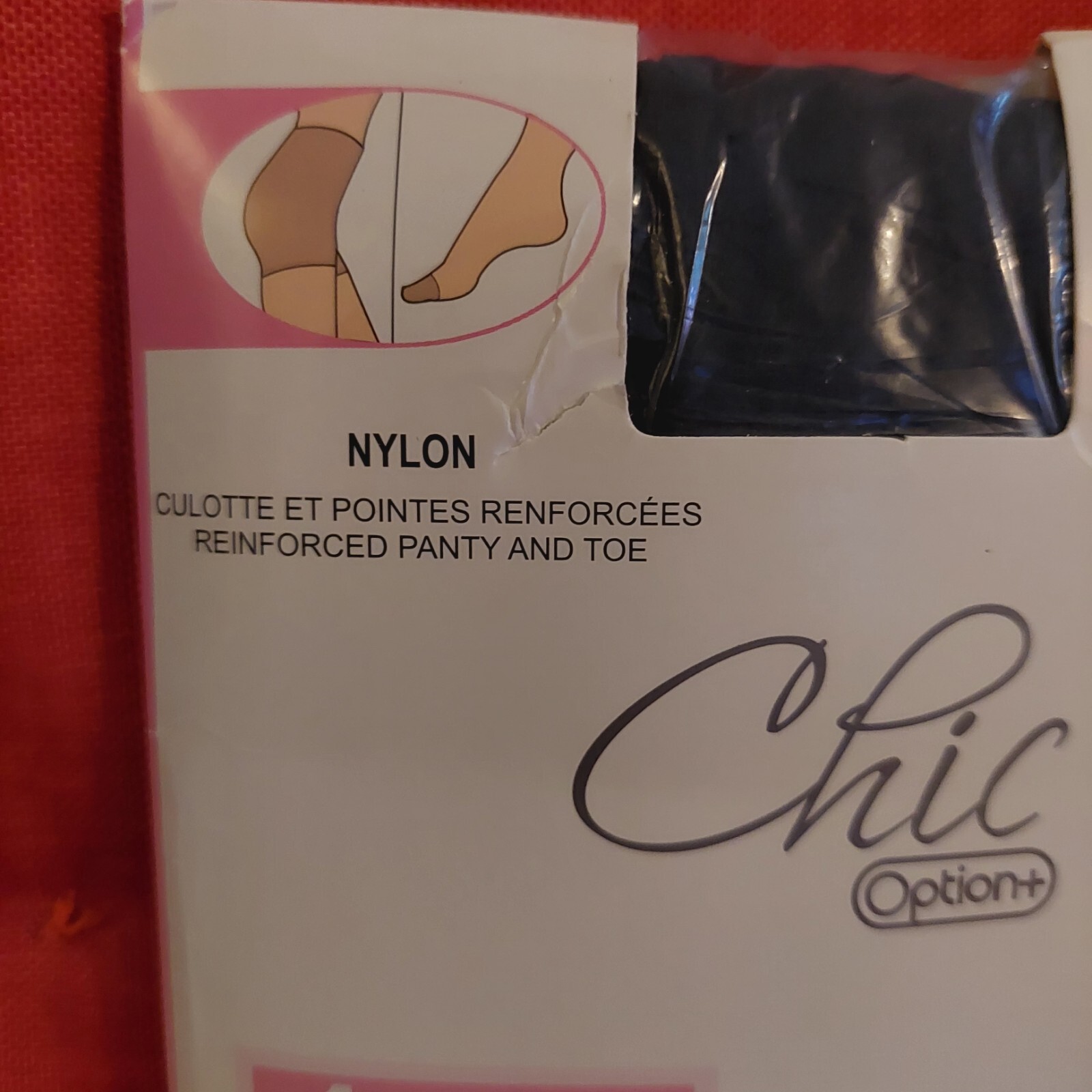 Vintage Pantyhose Option+ Color Charcoal Queen Size 1 BQUE2