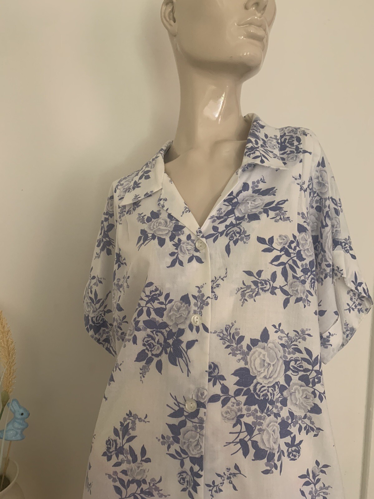 Vintage 90s Floral Oversized Button Up, JoRo Fashion Top, 2XL