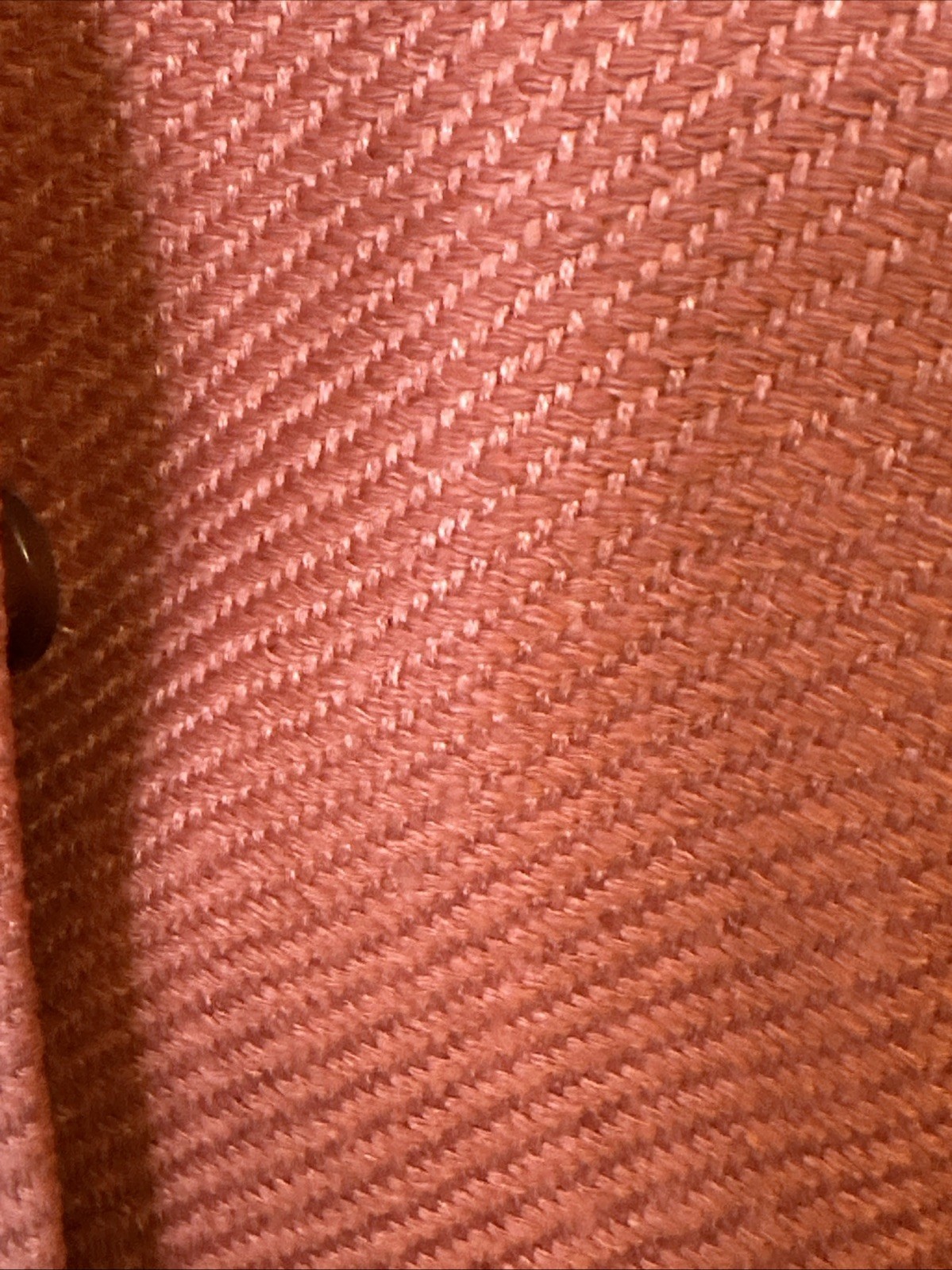 VTG Worth 100%Silk Blazer Jacket Lined Coral Size 14