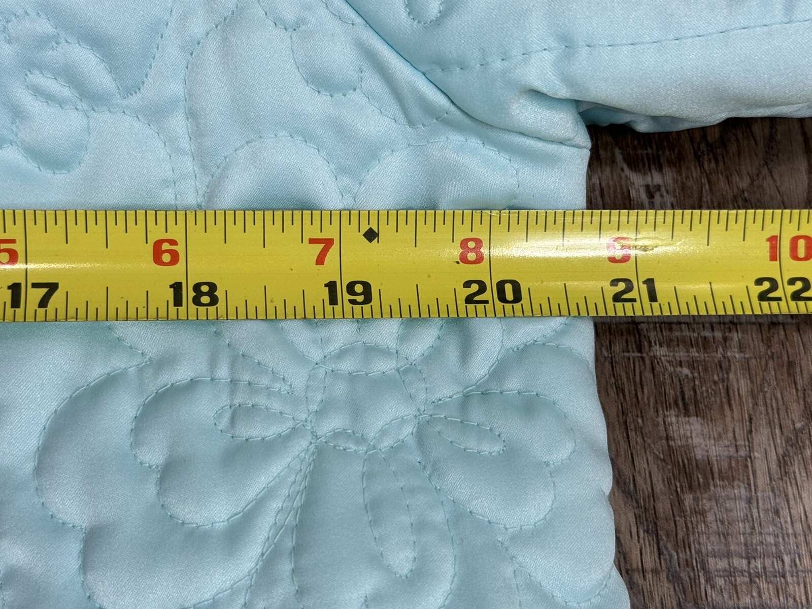 Vintage House Coat Quilted Blue Large Snap Closure *Read Description* Bedroom