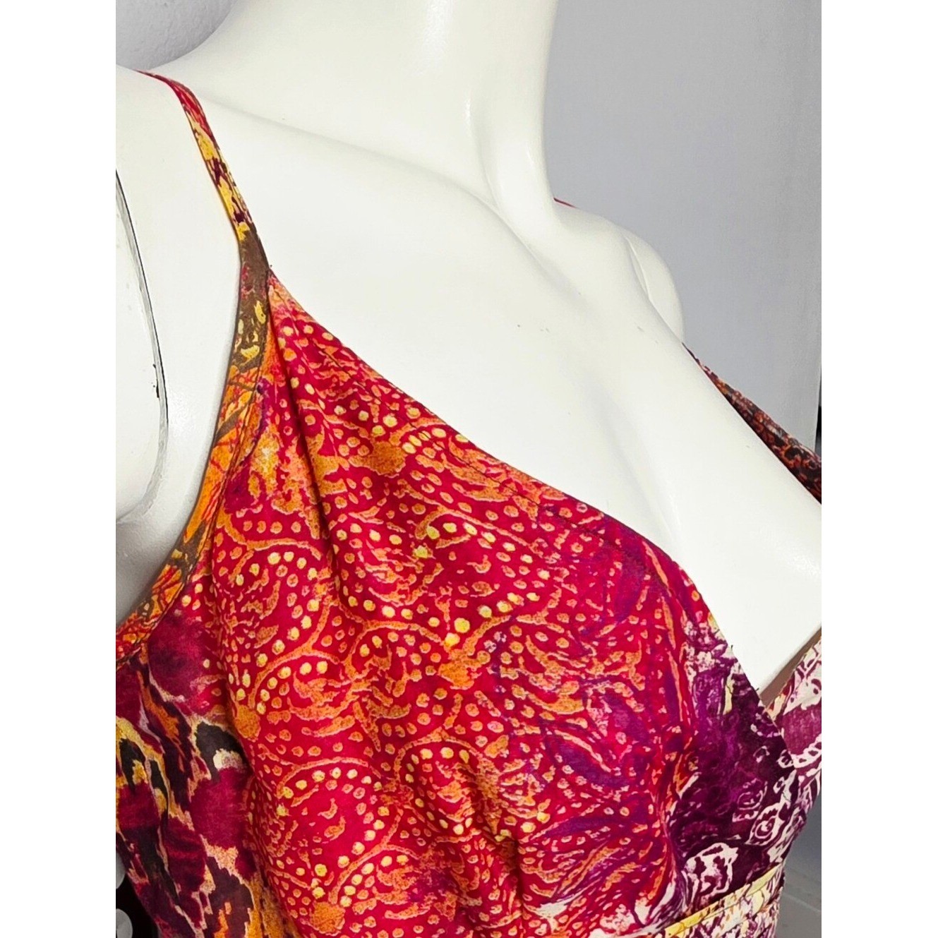 Vintage Y2K Boho Silk Blend Maxi Dress by Alba Conde