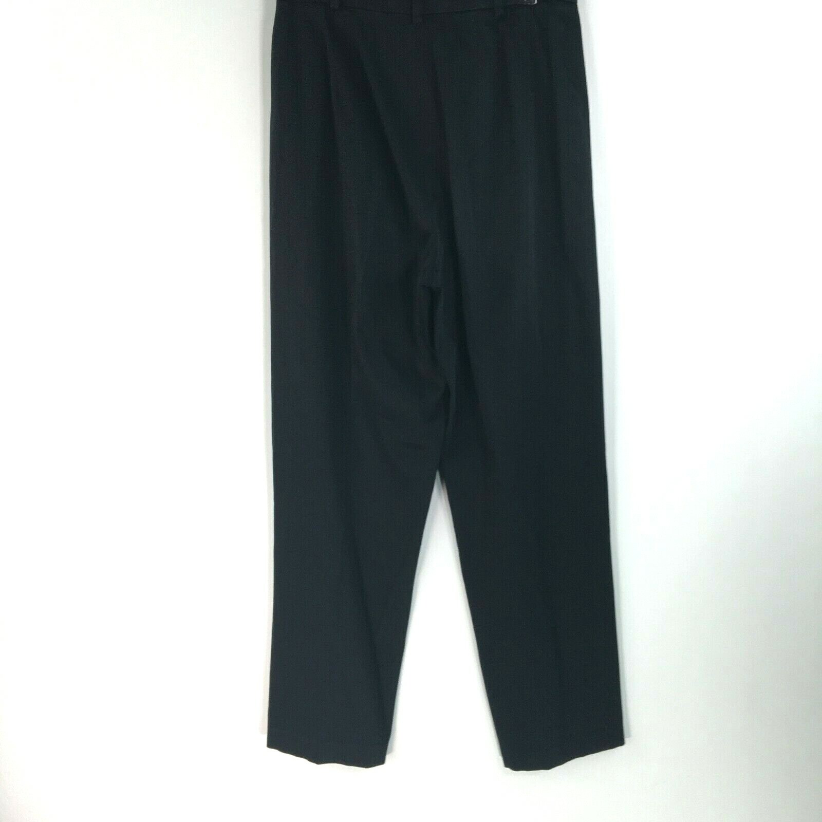 Vintage Jones New York Womens Stretch Regular Slacks Black Dress Pants Size 8