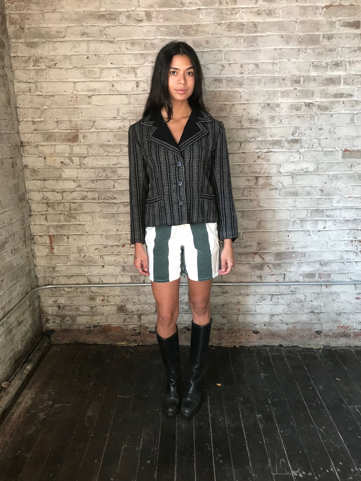 Vintage Sonia Rykiel Wool Tweed Blazer: Union Made in USA