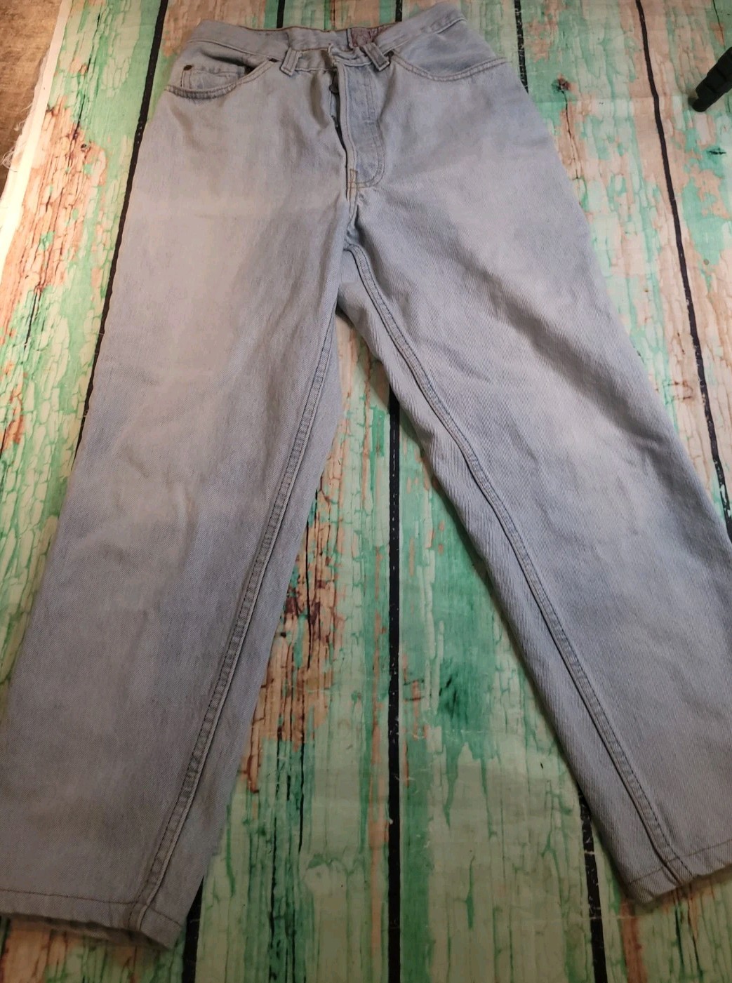 Vintage Levis Jeans 28×25 Light Denim Pant Faded High Rise 901 Relaxed Loose Y2K