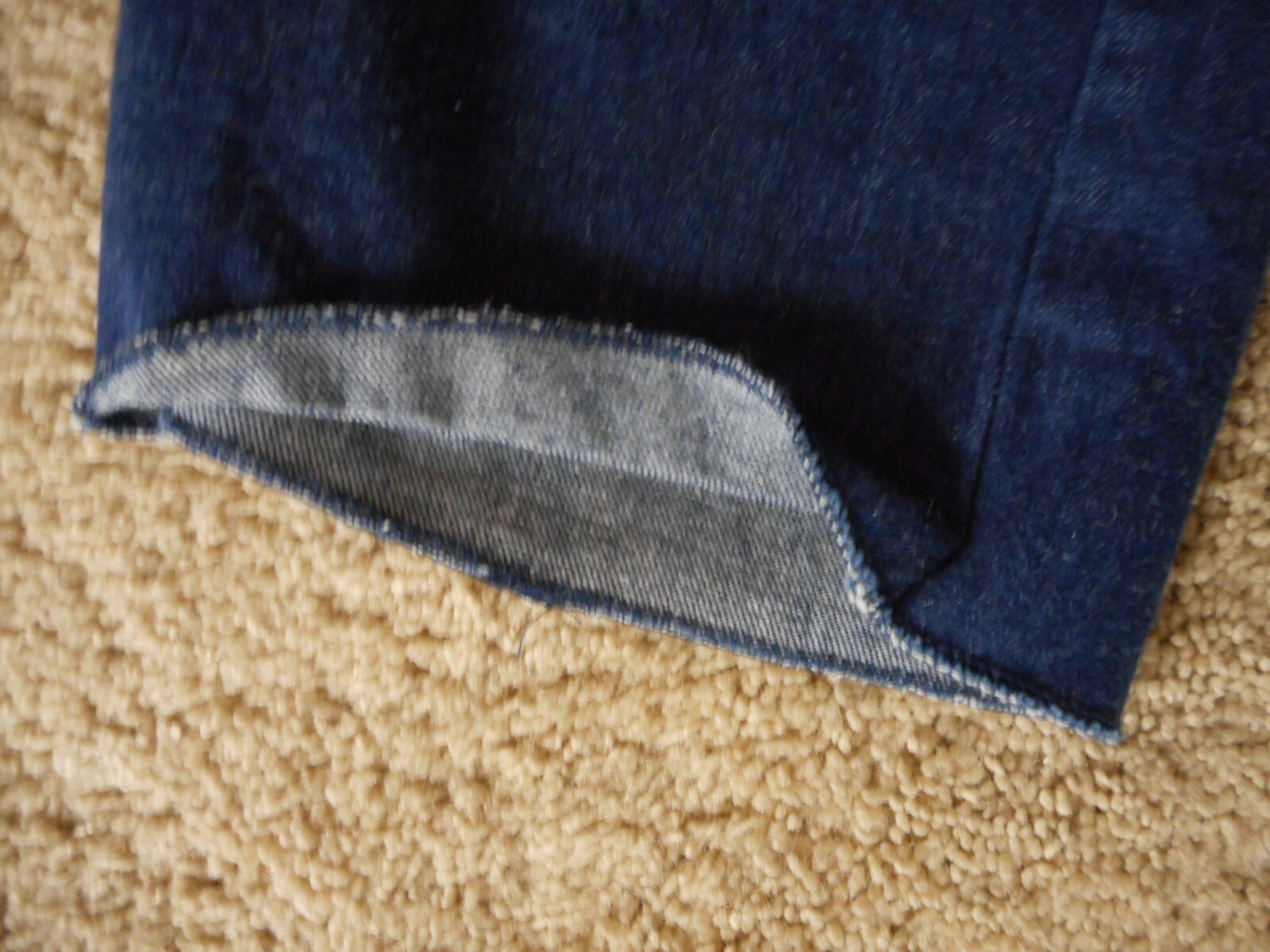 Vintage 1970’s Jeans Organically Grown size -0 waist 22″ Star Waist Band 2XS