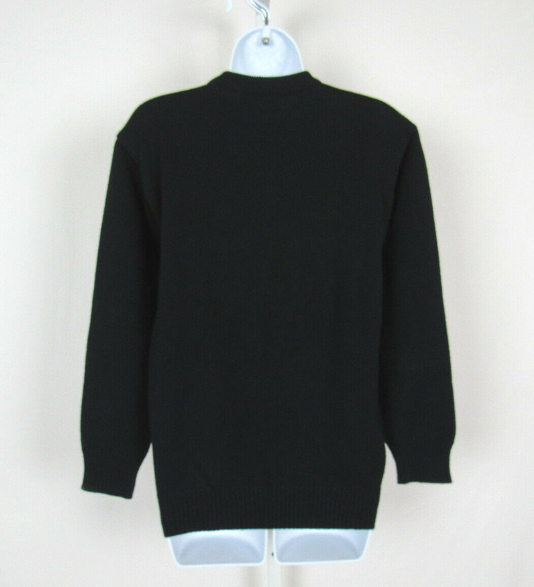 VTG 1970s 80s RUBAN BLEU ACRYLIC KNIT SWEATER MADE IN BRAZIL MOD PATTERN