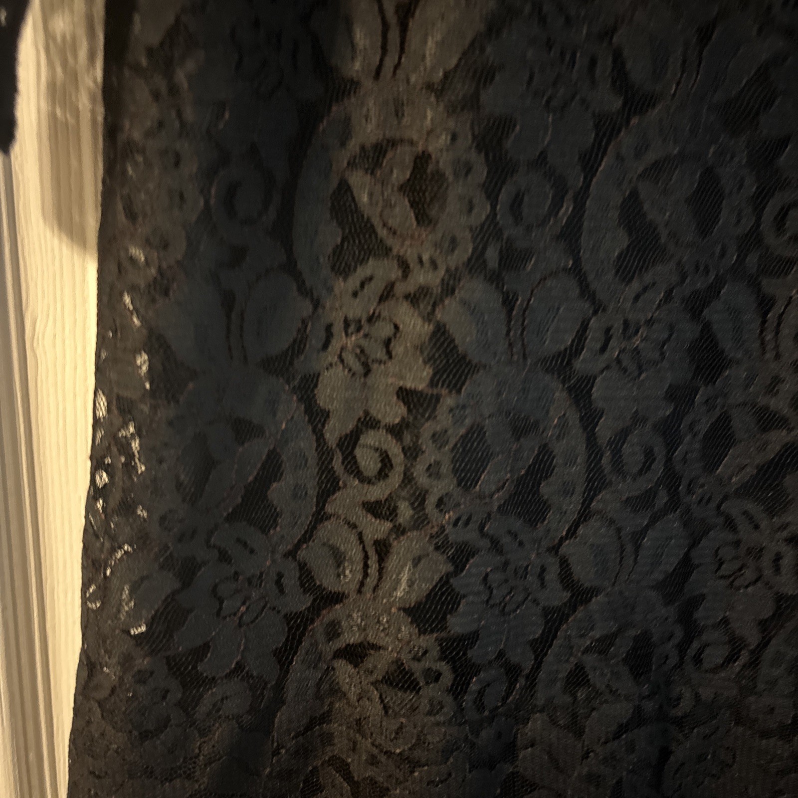 Vintage, Gothic Dress, Wilroy Traveller New York, Black All-LACE Dark Shadows