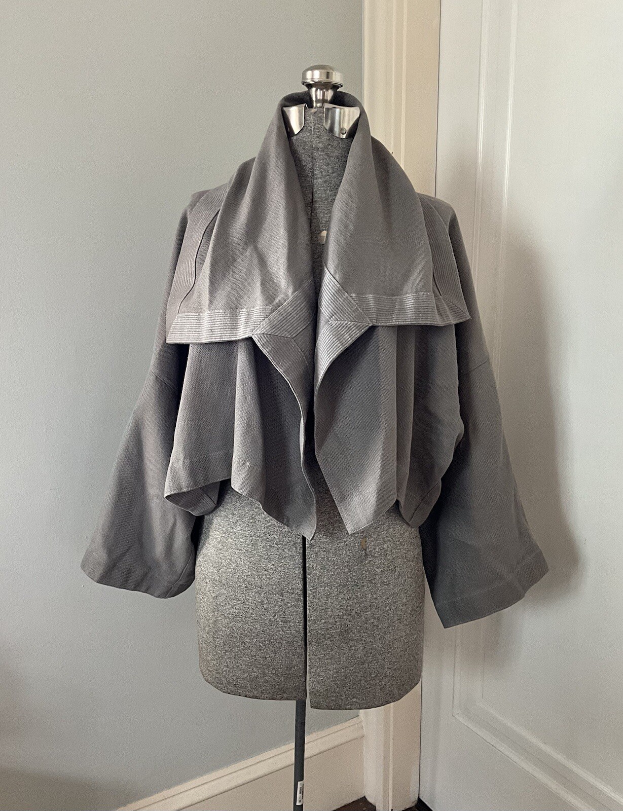 Vintage 1980’s Issey Miyake Grey Linen Jacket