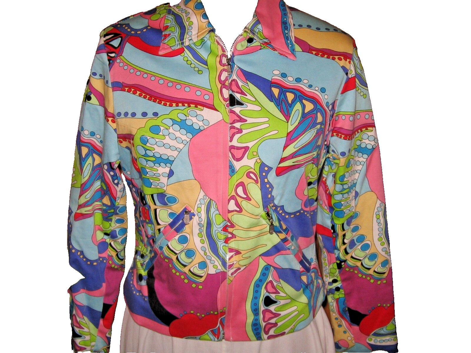 Vintage Women’s Jacket 1980’s Hip- Hop STRANGER THINGS STYLE Nicole Max Sz S