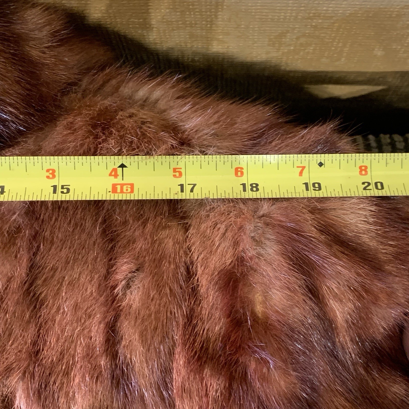 ❤BEAUTIFUL VINTAGE BROWN MINK FUR COAT JACKET