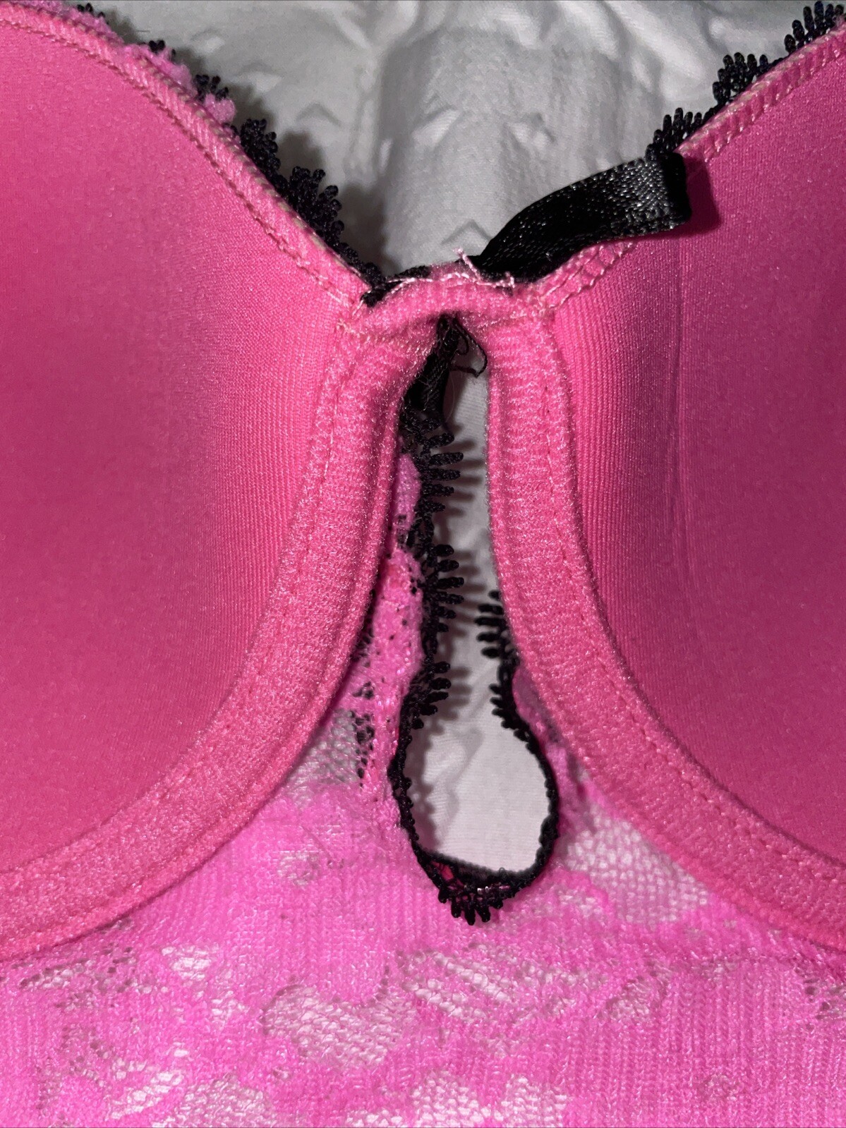 Pink Maid Womans L NIGHTIE LINGERIE Push Up Bra Open Sides Skirted Lace Cosplay