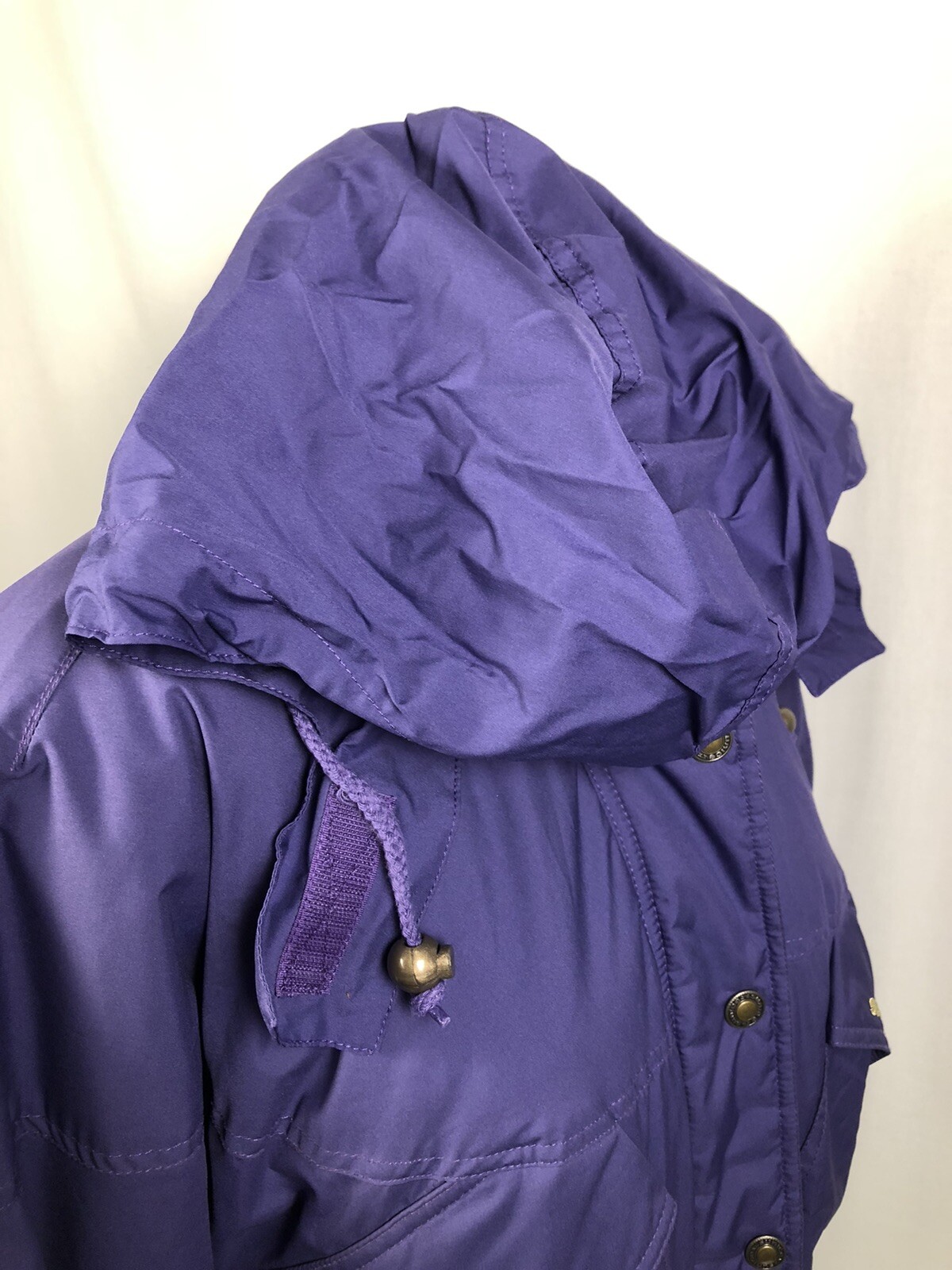 1989 Vintage SUN ICE Purple Womens 12 SKI SNOWBOARD Thermore Hooded Jacket Coat