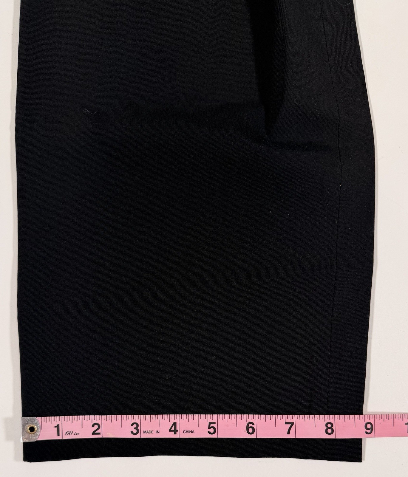 Emporio Armani Vintage 80s Black Trouser Pants Size IT 42 / US 6-8 Made In Italy