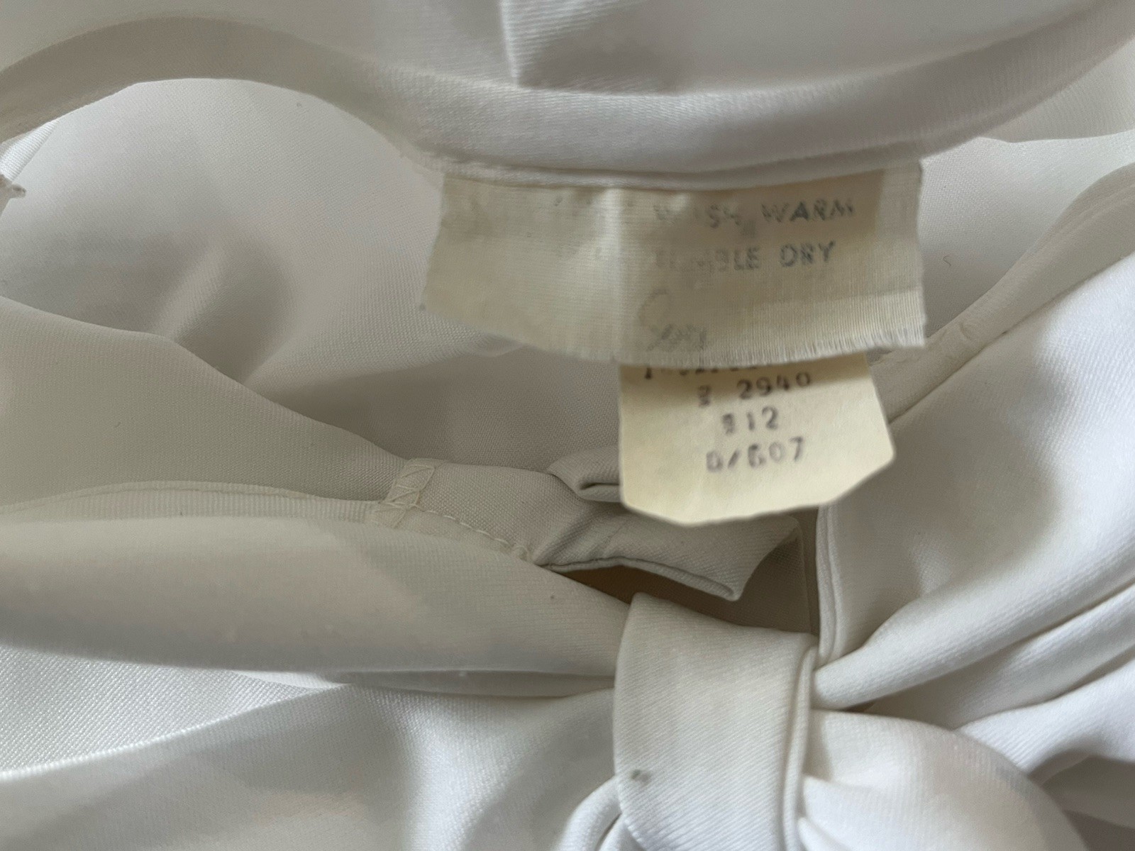 Vintage – Late 1980’s To Early 1990’s White Blouse – Size 12
