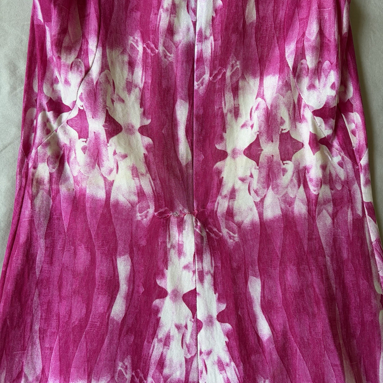 VERSUS Versace Vintage Pink Knee Length Summer Sun Dress Size Small