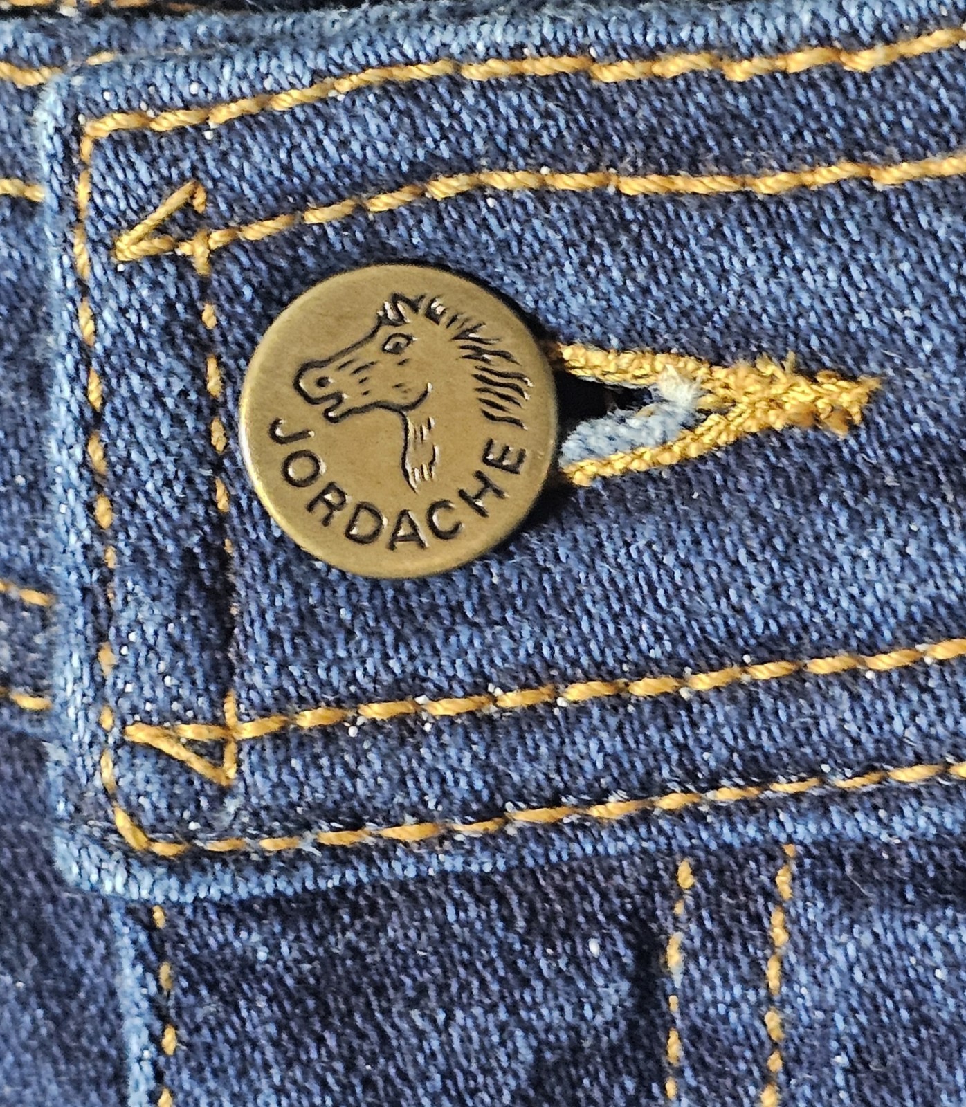 VTG 80’s Jordache Jeans Women Size 12 29×32 Dark Blue Denim Horse Head Retro Mom