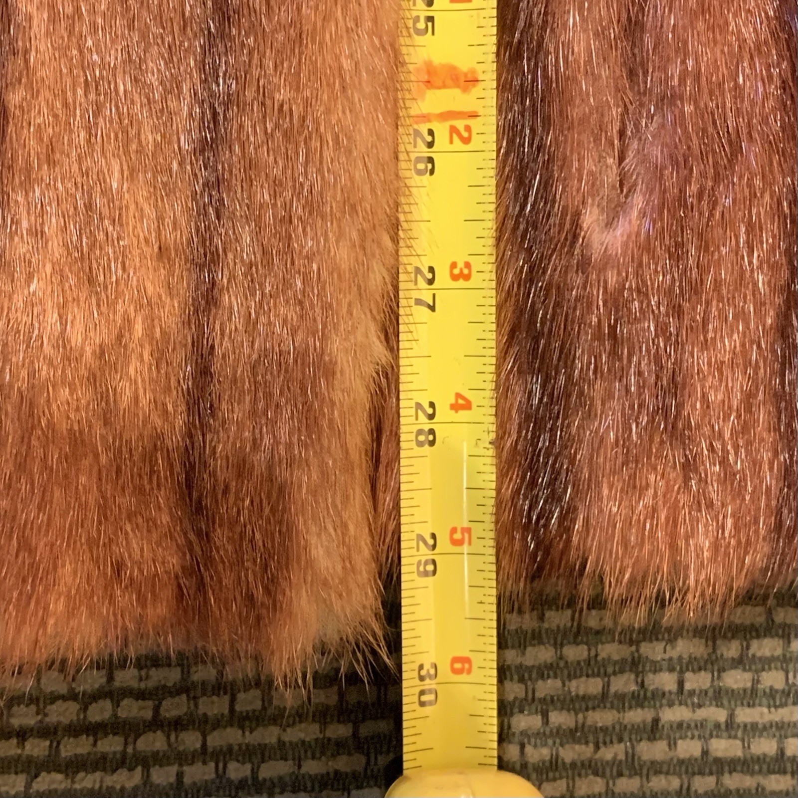 ❤BEAUTIFUL VINTAGE BROWN MINK FUR COAT JACKET