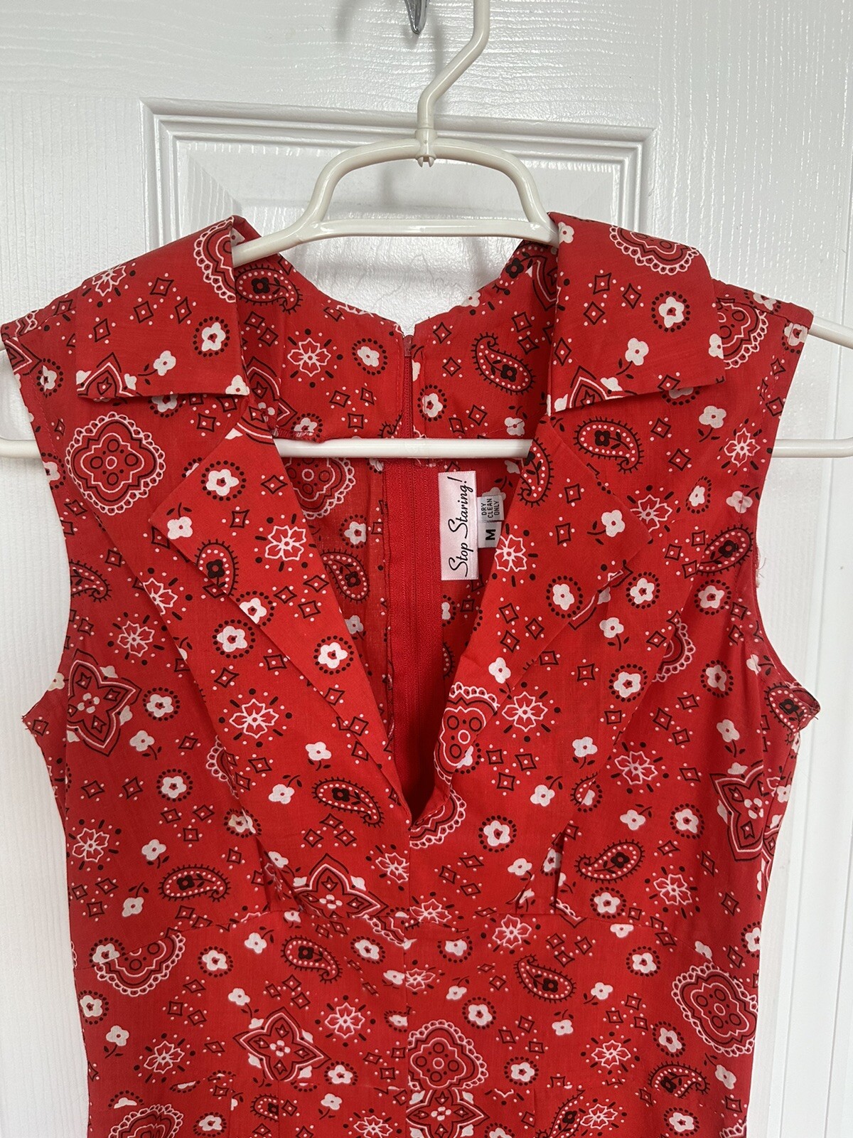 Bernie Dexter red sundress 1950s vintage style Bandana Dress Red Size M