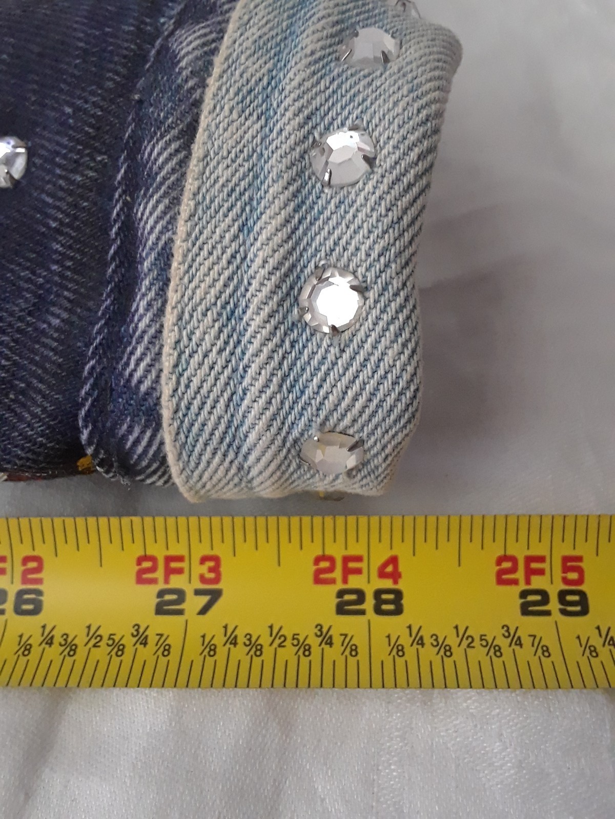 Vintage Denim Jacket Size Large JUST BRASS INC. Freeport NYC Large U.S.A. Made