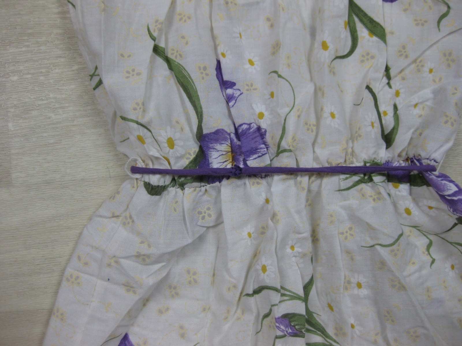 Vintage 70s Paper Moon by Yvette Midi Dress (9) Floral Eyelet Cottagecore Maiden