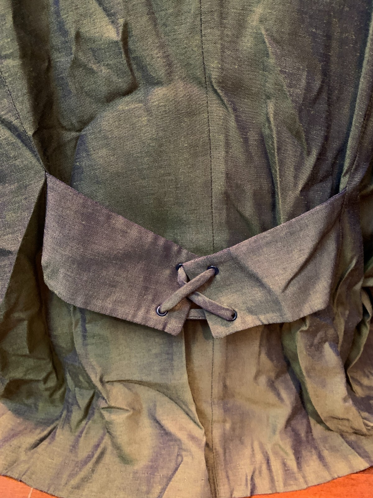 Vintage D.J. Summers 4-Button Iridescent Blazer Top – Women’s 24W, Green/Purple