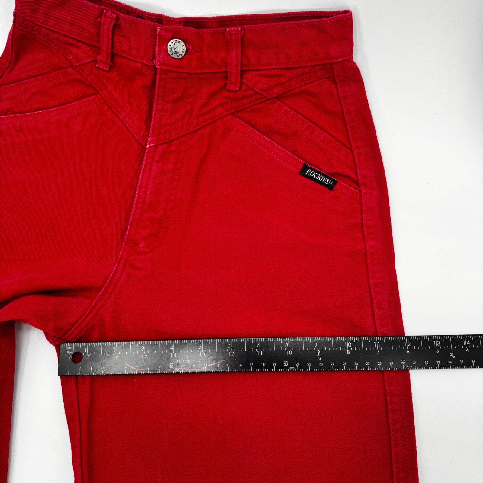 Rocky Mountain Clothing Co Jeans Women 28/7 Red High Waisted Western Cotton