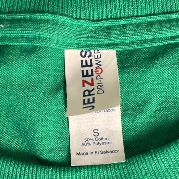 Savannah Georgia Lucky Shirt with clover Small Retro green and white