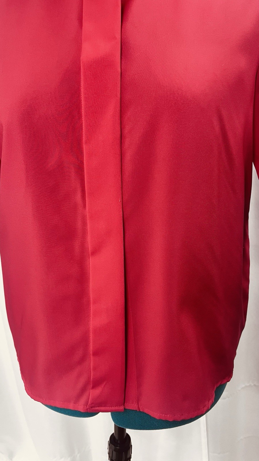 Vintage Soft Elegance Women’s Red Shirt Size 10