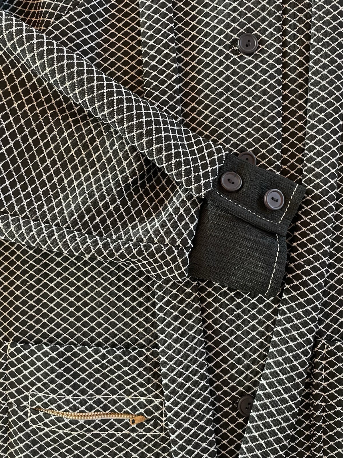 Women’s Vintage 60’s/70’s Small Jacket Shirt with Tie