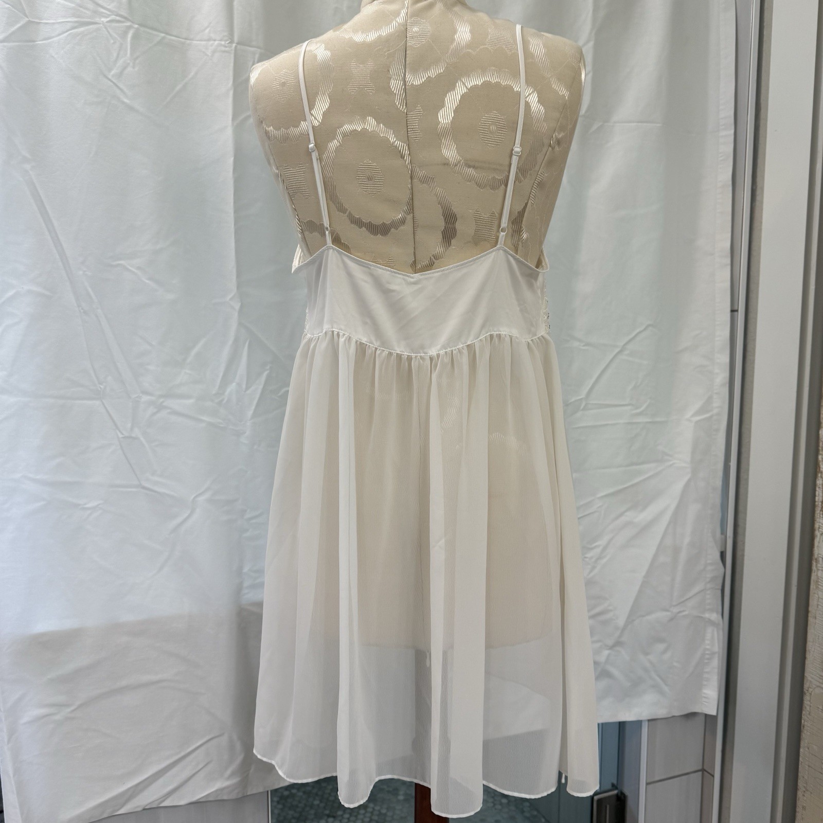 Cato white nightgown vintage Size Large