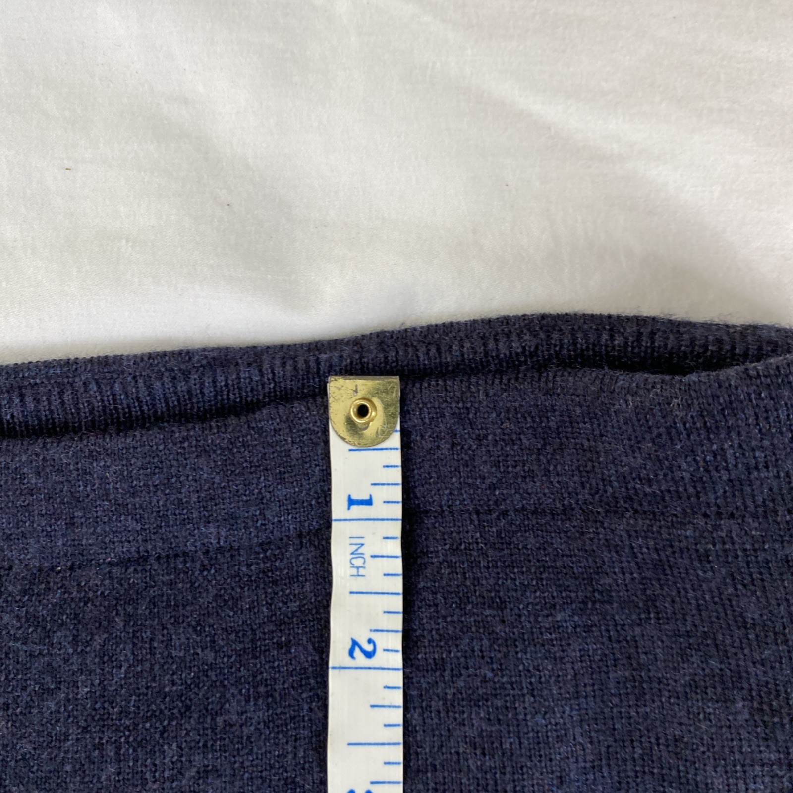 Vtg Eileen Fisher Navy Tank & Skirt Set 2 Piece Sz Med 100% Merino Wool Minimal