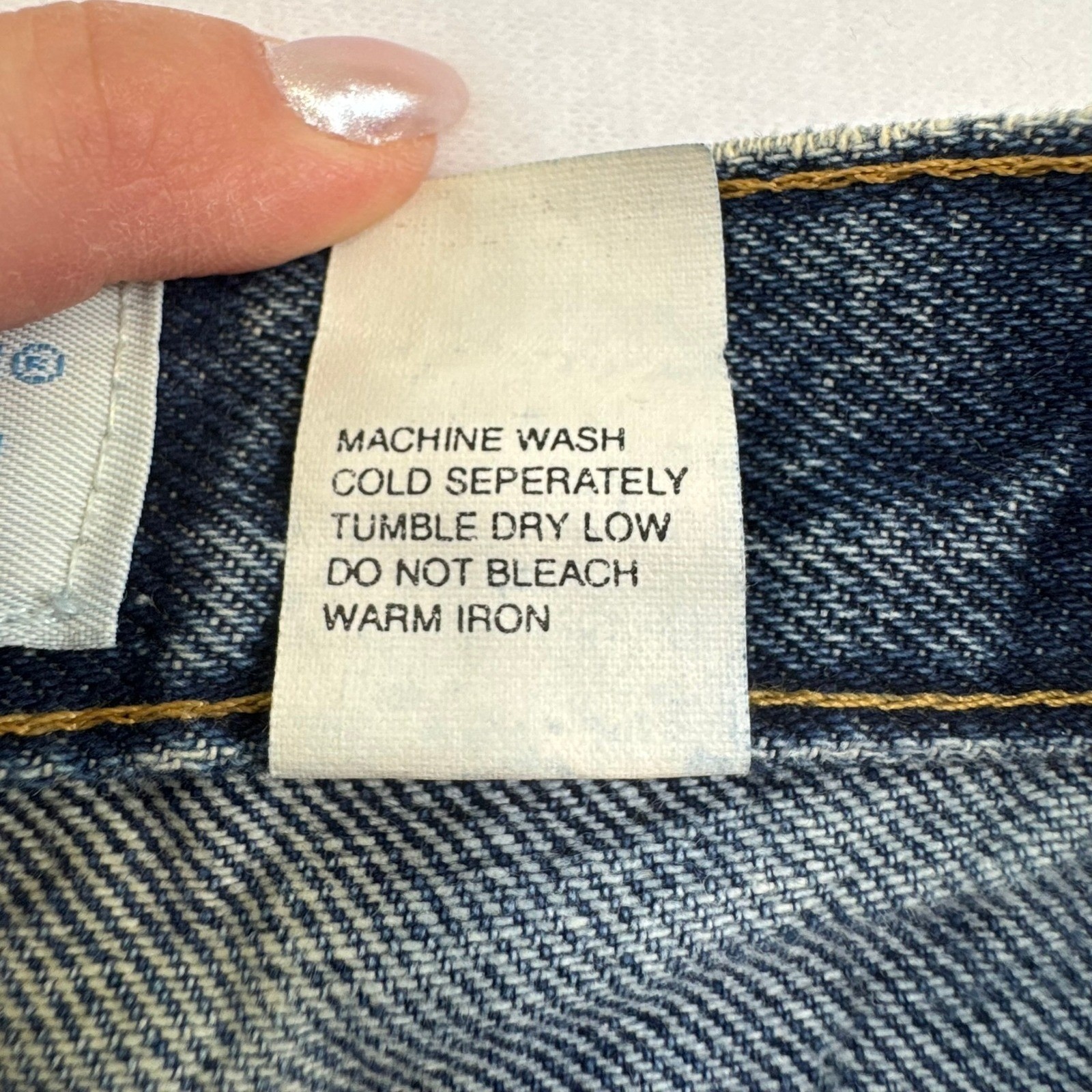 Vintage High Waisted LA Blues Tapered Leg Jeans Medium Wash Cotton Size 10