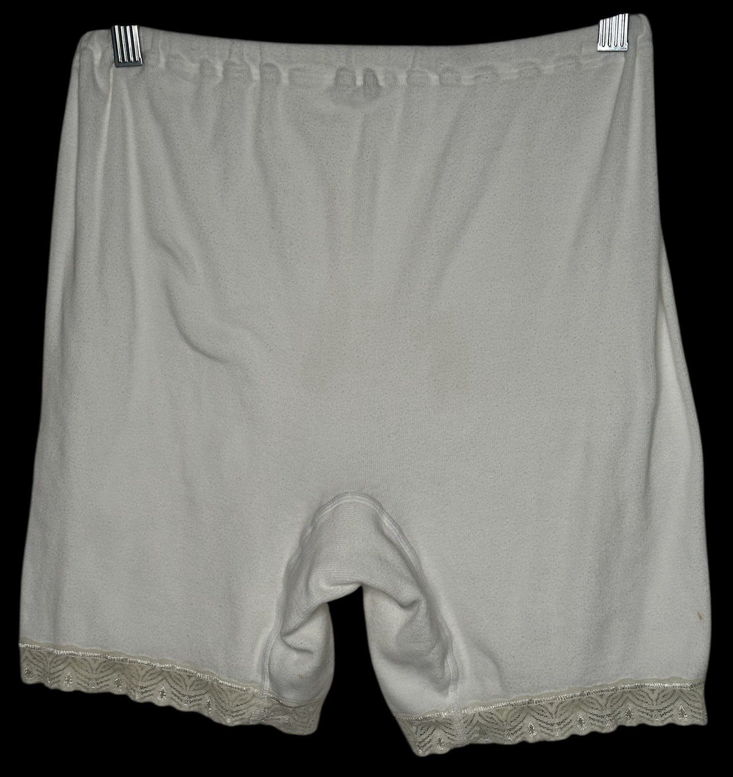 Vtg Cotton Pettipants Bloomers Slip Pants & Camisole Set White Under Garments